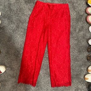 J crew lace pants